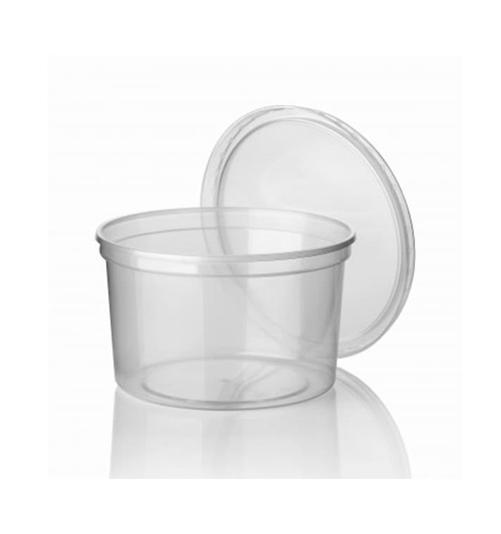 Coppette Plastico Trasparente 500ml Ø11,5cm (50 Pezzi) Coppette Plastico Trasparente 500ml Ø11,5cm (50 Pezzi)