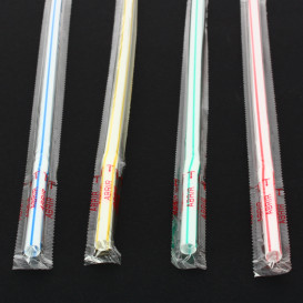 Cannuccia Flessible Imbustate in film Ø6mm 23cm (1000 Pezzi)