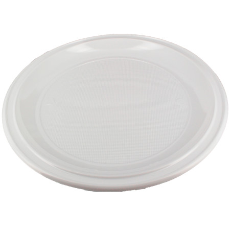 Piatto Plastica Pizza PS Bianco 280mm (400 Pezzi)