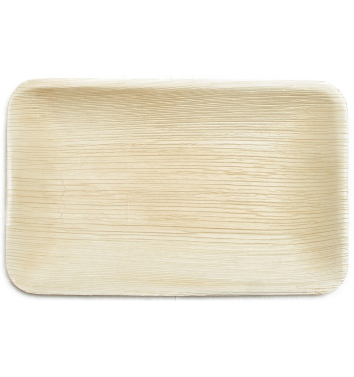Vassoi Rettangolare in Foglia di Palma 23x16x2cm Vassoi Rettangolare in Foglia di Palma 23x16x2cm