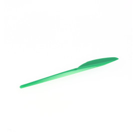Coltello di Plastica PS Verde 165 mm (900 Pezzi)