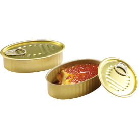 Canna per la degustazione Alluminio 120ml 112x70x30mm (240 Pezzi)