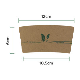 Fodera per Bicchiere di Carta 12 e 20 Oz (100 Pezzi)