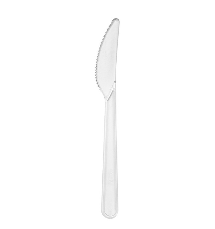 Coltello di Plastica Magnum Trasparente 185 mm Coltello di Plastica Magnum Trasparente 185 mm