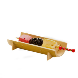 Spiedi di Bambu Rosso 120mm (10000 Pezzi)