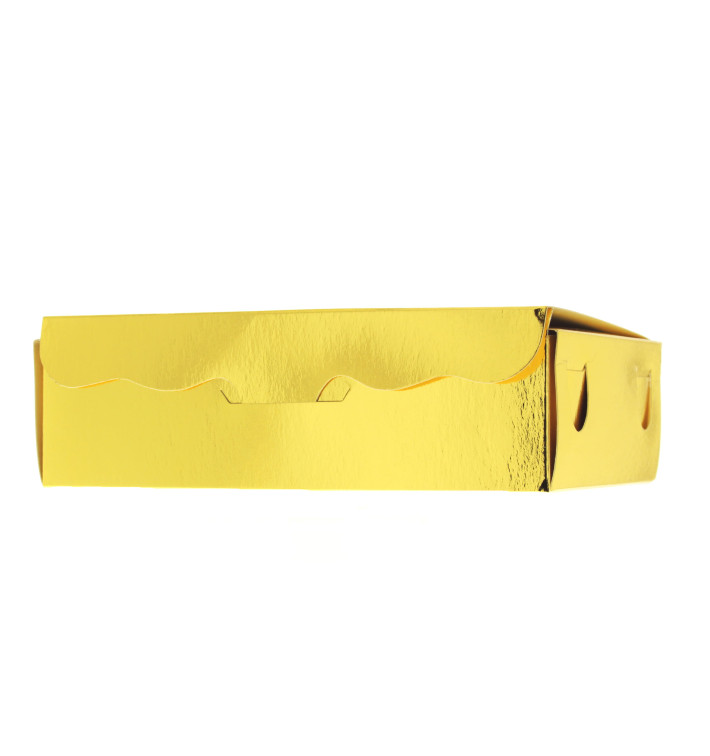Scatola per Dolci e Praline Oro 20x13x5,5cm 1000g Scatola per Dolci e Praline Oro 20x13x5,5cm 1000g