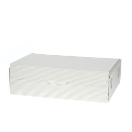 Scatola per Dolci e Praline Bianco 11x6,5x2,5cm 100g 