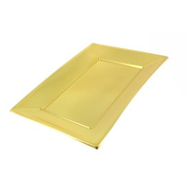 Vassoio Plastica Oro 330x230mm 