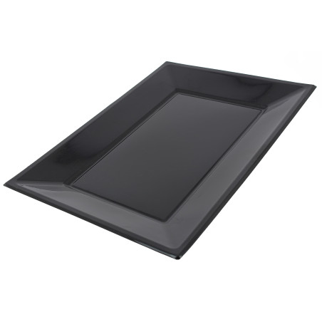 Vassoio Plastica Nero 330x225mm (180 Pezzi)