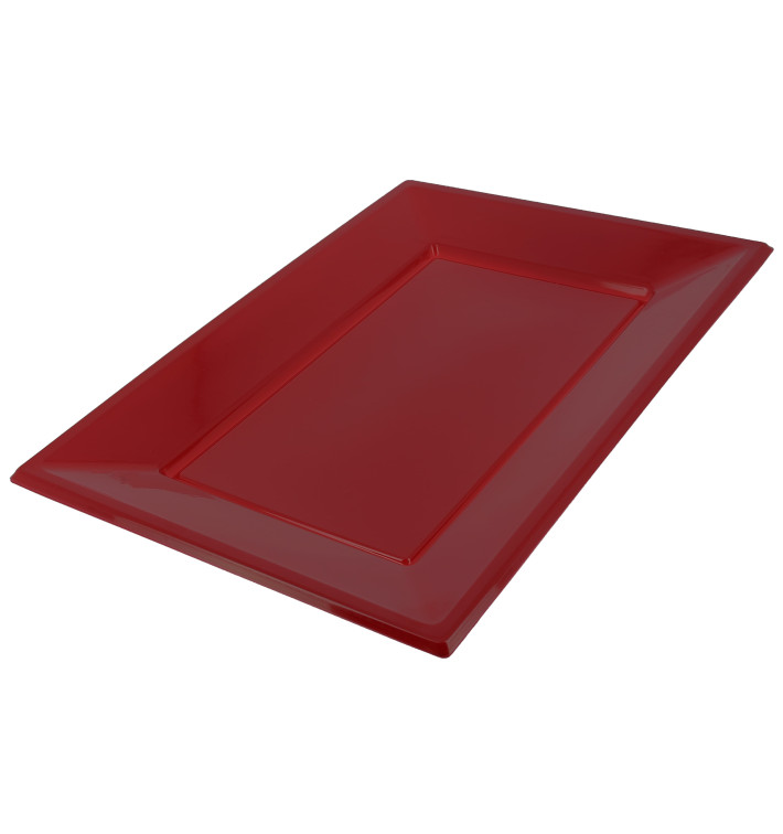 Vassoio Plastica Bordò 330x225mm Vassoio Plastica Bordò 330x225mm
