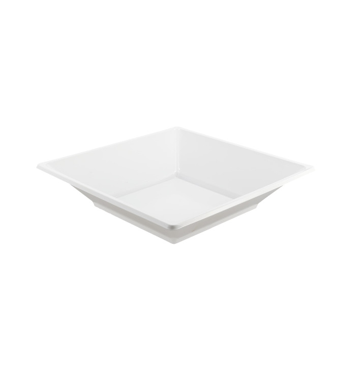 Piatto Plastica Fondo Quadrato Bianco 170mm Piatto Plastica Fondo Quadrato Bianco 170mm