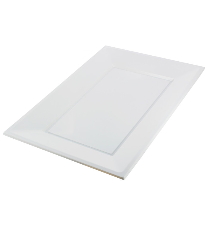 Vassoio Plastica Bianca 330x225mm Vassoio Plastica Bianca 330x225mm