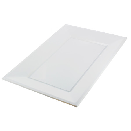 Vassoio Plastica Bianca 330x225mm (180 Pezzi)