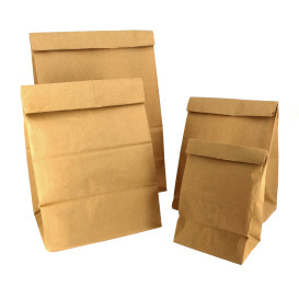 Sacchetto di Carta Kraft 18+12x29cm (1000 Pezzi)