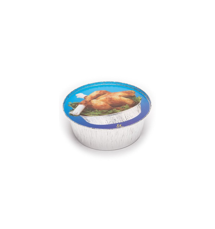 Coperchio per Contenitore Alluminio 1900ml (500 Pezzi) Coperchio per Contenitore Alluminio 1900ml (500 Pezzi)
