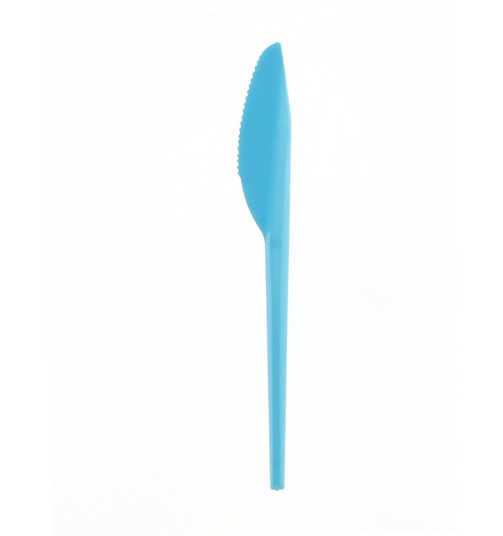 Coltello di Plastica PS Blu 165 mm Coltello di Plastica PS Blu 165 mm