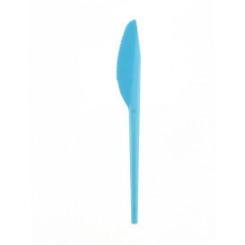 Coltello di Plastica PS Blu 165 mm 