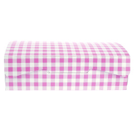 Scatola di Carta Pasticcerie 17,5x11,5x4,7cm 250g Rosa (360 Pezzi)