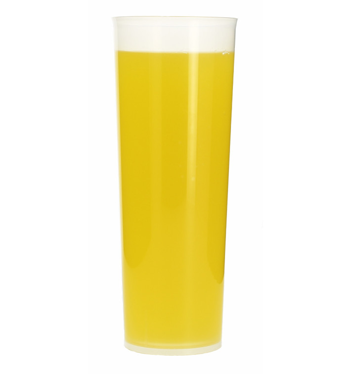 bicchieri a tubo in plastica