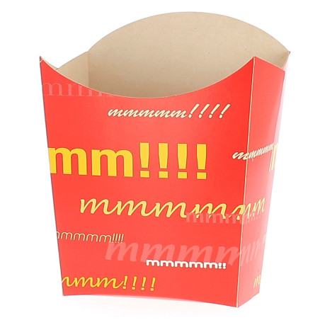 Scatola per Fritte Grande 8,2x3,3x14,9cm (25 Pezzi)