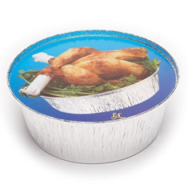 Coperchio per Contenitore Alluminio 1900ml 