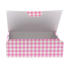Scatola di Carta Pasticcerie 17,5x11,5x4,7cm 250g Rosa (360 Pezzi)