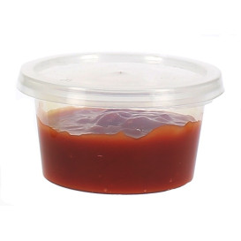 Contenitore per Salse PP con Coperchio 120ml (50 Pezzi)
