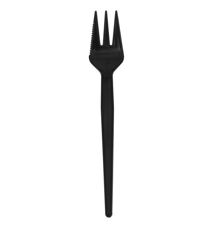 Forchetta Plastica Nero 135mm Forchetta Plastica Nero 135mm
