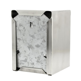 Dispenser Tovaglioli Miniservis INOXIDABLE 17x17cm (1 Pezzi) 