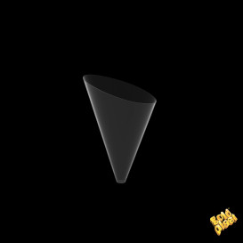 Cone Plastica Degustazione Slice Trasp. 55 ml (120 Pezzi)
