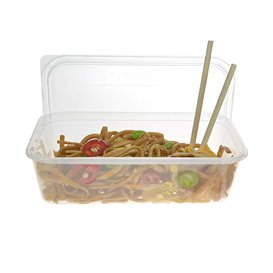 Contenitori di Plastico Rettangolare PP 500ml (50 Pezzi)