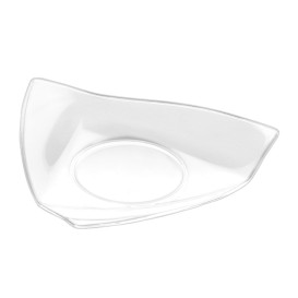 Piatto Degustazione Vela Small Transparente 8,5x8,5 cm (50 Pezzi)