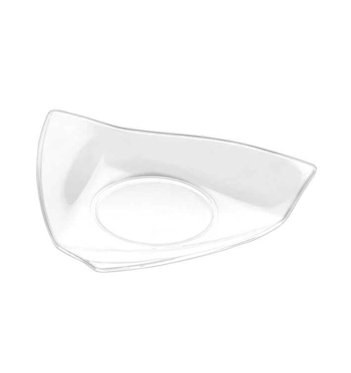 Piatto Degustazione Vela Small Transparente 8,5x8,5 cm (50 Pezzi) Piatto Degustazione Vela Small Transparente 8,5x8,5 cm (50 Pezzi)