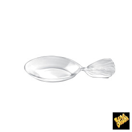 Mini Cucchiaio Degustazione Single-Dose Fish Trasp. 120 mm (600 Pezzi)
