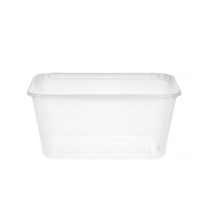 Contenitori di Plastico Rettangolare PP 1000ml (500 Pezzi) Contenitori di Plastico Rettangolare PP 1000ml (500 Pezzi)