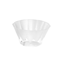 Coppa di Plastica Royal per Gelato e Dessert Trasparente 500ml (25 Pezzi)
