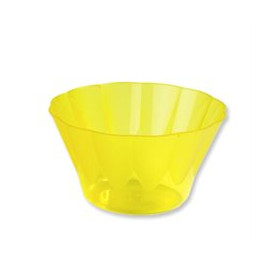 Coppa di Plastica Royal per Gelato e Dessert Gialla 500ml (25 Pezzi)