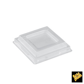 Coperchio Bicchiere Pagoda Trasp. PET 65ml (25 Pezzi)