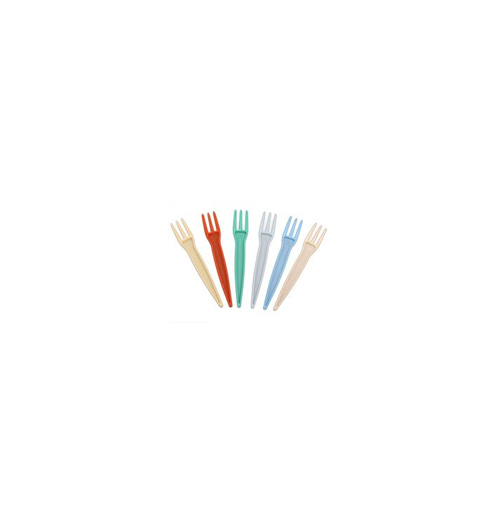 Forchettina Plastica patatine fritte 85mm Forchettina Plastica patatine fritte 85mm