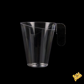 Tazze di Plastica Design Trasparente 155ml (12 Pezzi)