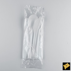 Set Posate Next Tovagliolo, Forchetta, Cucchiaio e Coltello (50 Pezzi)