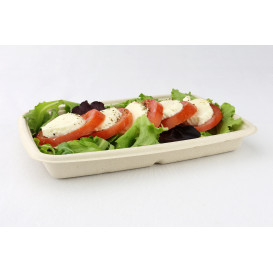Contenitori Canna da Zucchero 600ml 230x165x30mm (75 Pezzi)