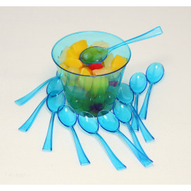 Cucchiaio di Plastica Premium Turchese 160mm (180 Pezzi)