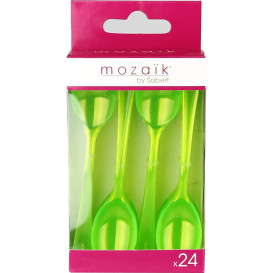 Cucchiaio di Plastica Premium Verde 160mm (180 Pezzi)