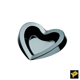 Piatto di Plastica "Free" Degustazione Nero 15ml (500 Pezzi)