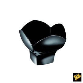 Ciotola di Plastica Degustazione Nero 100ml (500 Pezzi)