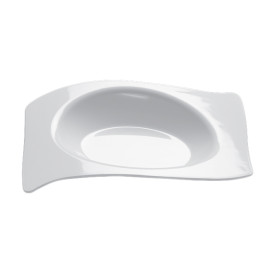 Piatto Degustazione "Flat" Bianco 8x6,6 cm (500 Pezzi)