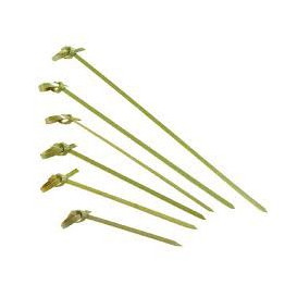 Spiedi di Bambu Decorato Cappio 180mm (200 Pezzi)