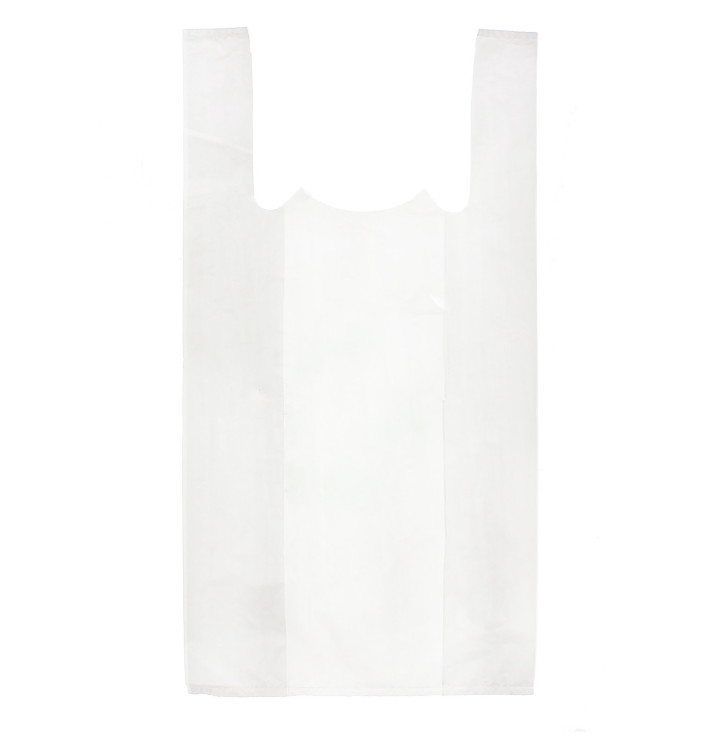 Sacchetto di Plastica Canottiera 30x40cm Bianca Sacchetto di Plastica Canottiera 30x40cm Bianca