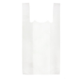 Sacchetto di Plastica Canottiera 30x40cm Bianca 